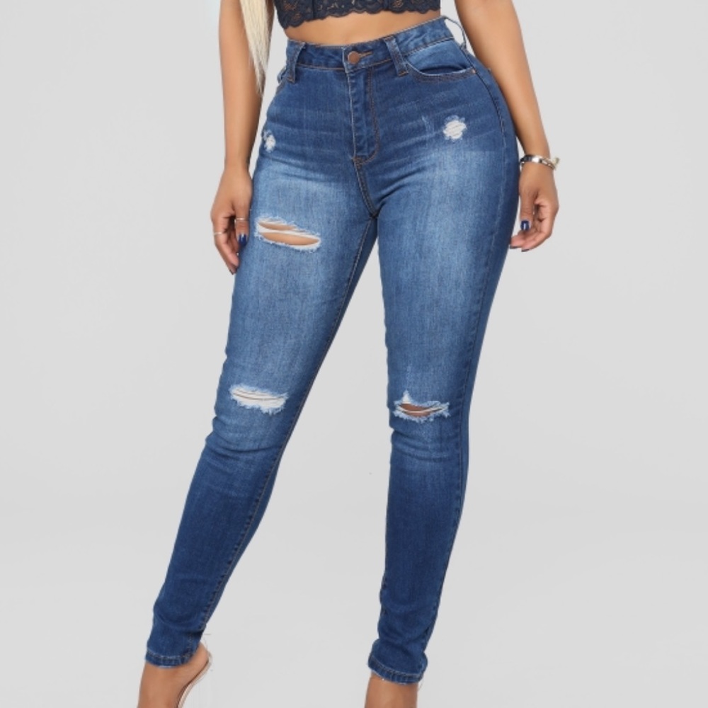 Fashion Nova Hanna High Rise Jeans
